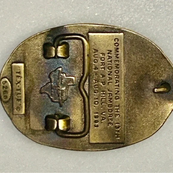 1993 National Scout Jamboree “A Bridge to the Future” Boy Scout Belt Buckle - Picture 5 of 7